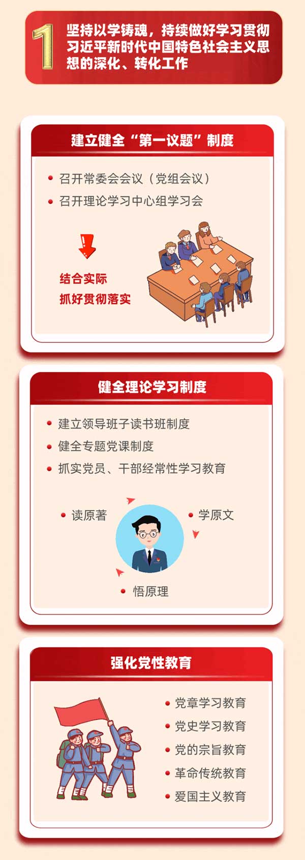 持續(xù)做好學(xué)習(xí)貫徹習(xí)近平新時代中國特色社會主義思想的深化、轉(zhuǎn)化工作